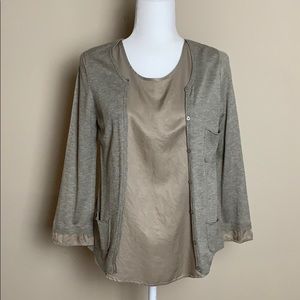 Cortefiel Double Layered Cardigan